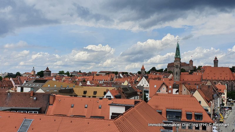 Nürnberg Blick über Stadt
