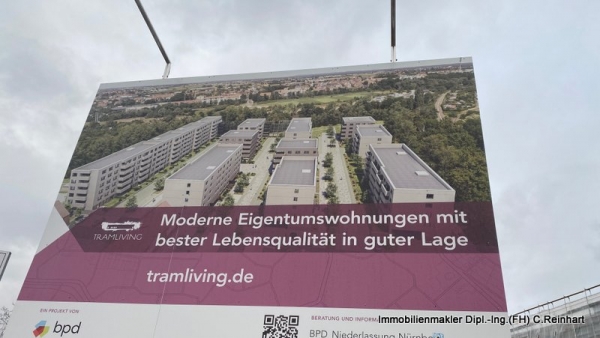 Tramliving -Schöne 3 Zimmer Neubau Wohnung - Erstbezug