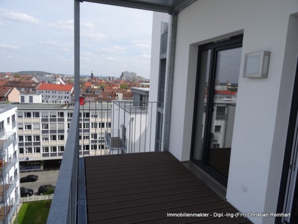 2-Zi. Apartmentwohnung mit Balkon: Zentrale Lage, Neubau, Erstbezug