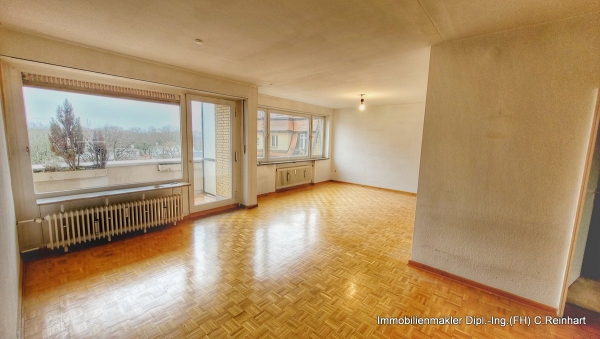 Große 4 Zimmer Wohnung in Wöhrd zwischen Prinzregentenufer und Cramer-Klett Park