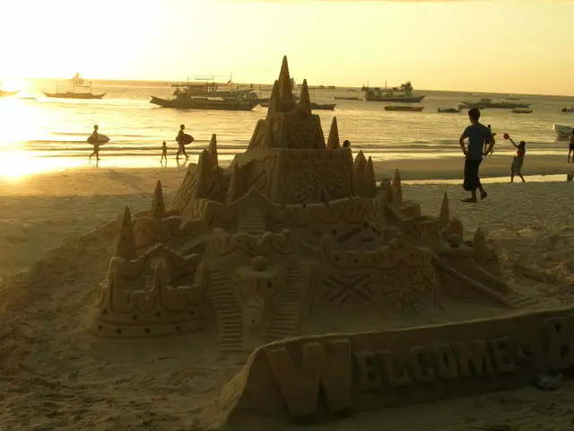 Immobilie aus Sand