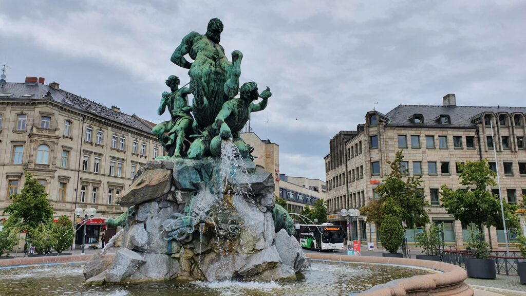 Fürth Innenstadt Centaurenbrunnen