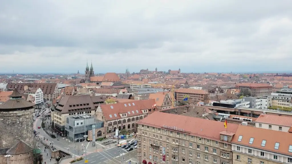 Blick über Nürnberg
