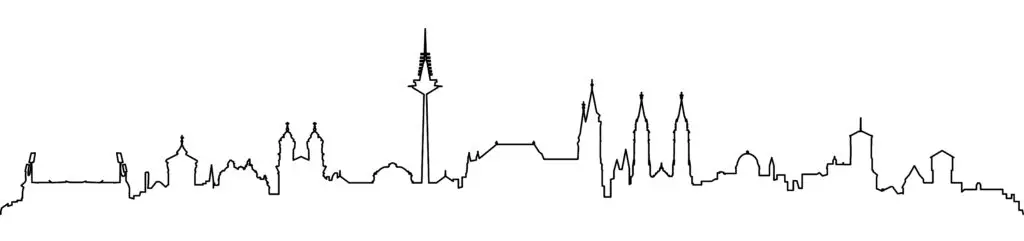 Nürnberg Stadt Silouette