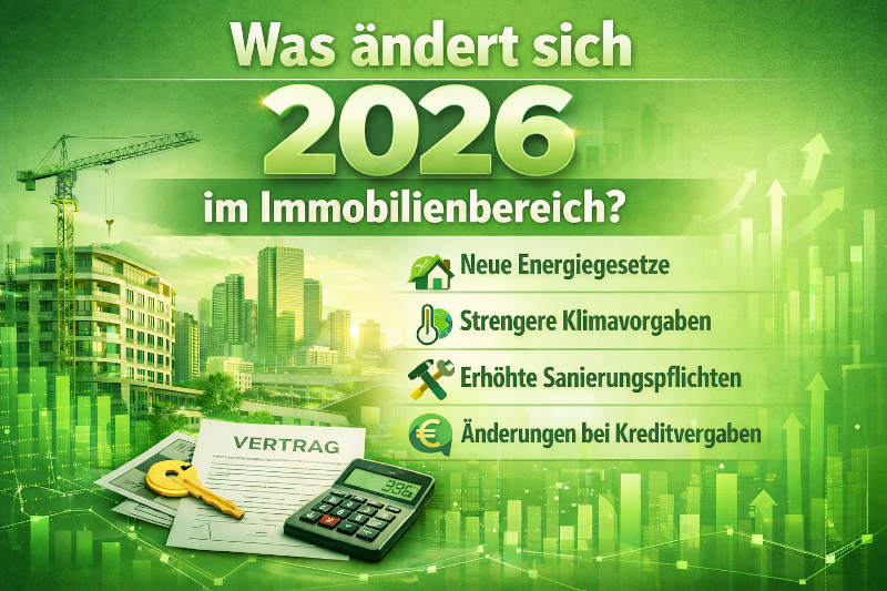 Neues im Immobilienbereich für 2026